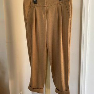 The Limited / linen beige capris with hems